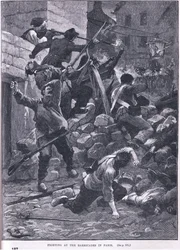 Kämpfe an der Barrikade 1847